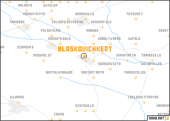 map of Blaskovichkert