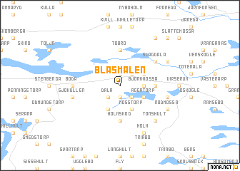 map of Blåsmålen