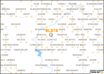 map of Blata