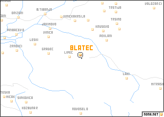 map of Blatec