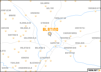 map of Blatino