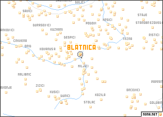 map of Blatnica