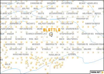 map of Blättla