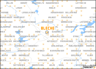 map of Bleche