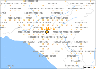 map of Blecke