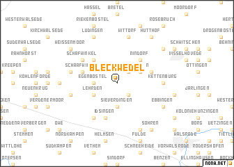 map of Bleckwedel