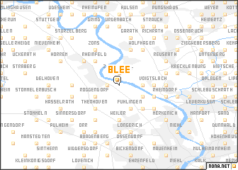 map of Blee