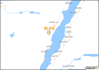 map of Bleie