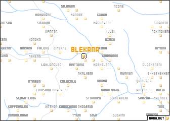 map of Blekana