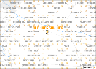 map of Blekkersvijver