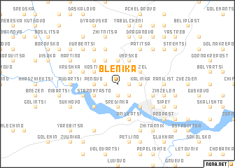 map of Blenika