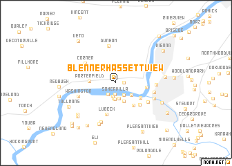 map of Blennerhassett View