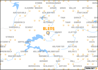 map of Blens