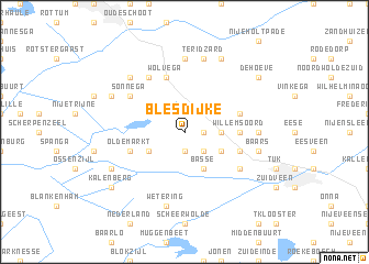 map of Blesdijke