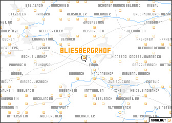 map of Bliesbergrhof