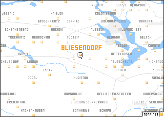 map of Bliesendorf