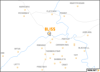 map of Bliss