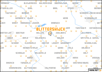 map of Blitterswijck