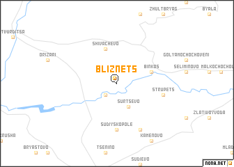 map of Bliznets