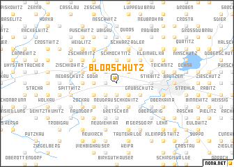 map of Bloaschütz
