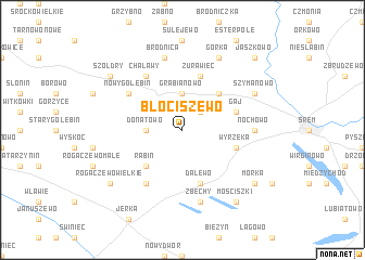 map of Błociszewo