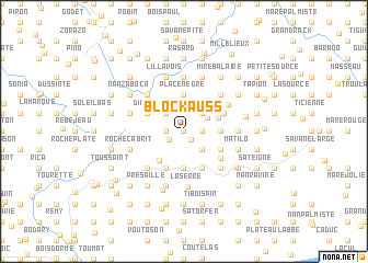 map of Blockauss
