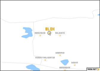 map of Blok