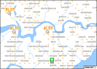 map of Blom