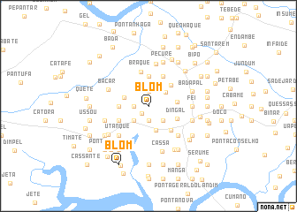 map of Blom