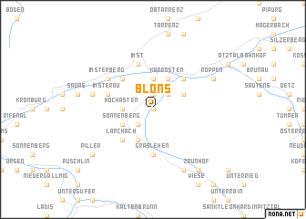 map of Blons