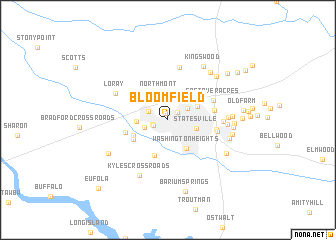 map of Bloomfield