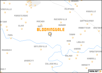 map of Bloomingdale