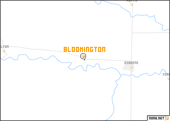 map of Bloomington