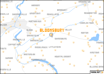 map of Bloomsbury