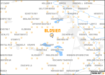 map of Blösien
