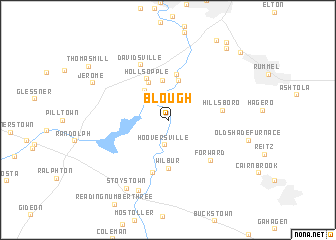 map of Blough