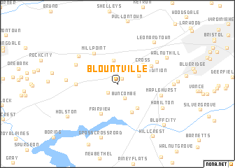 map of Blountville