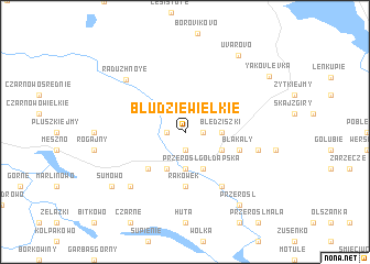 map of Bludzie Wielkie