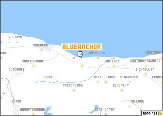 map of Blue Anchor