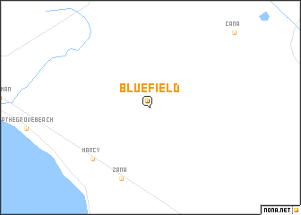 map of Bluefield