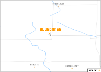 map of Bluegrass