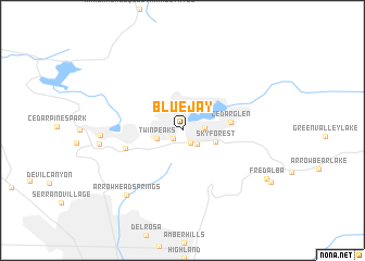 map of Blue Jay