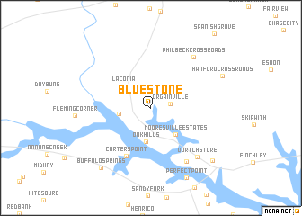 map of Bluestone