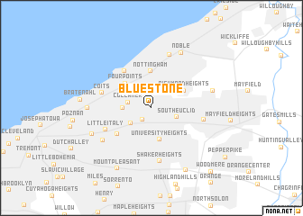 map of Bluestone