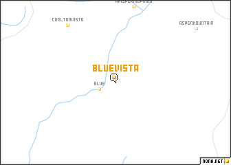 map of Blue Vista