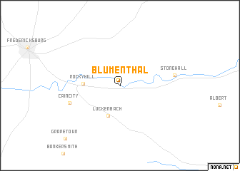 map of Blumenthal