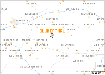 map of Blumenthal