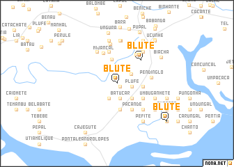 map of Blute