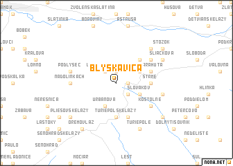 map of Blýskavica