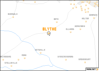 map of Blythe